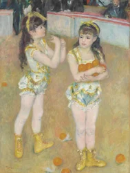 Akrobaten im Cirque Fernando (Francisca und Angelina Wartenberg)